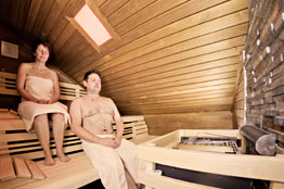 Kostenfrei nutzbare Sauna